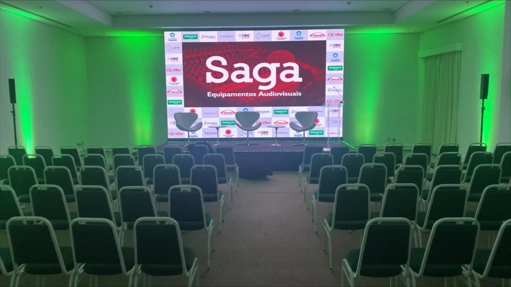 Evento Dassault - Hotel Vitória Campinas - Som, painel de led, estrutura e luz
