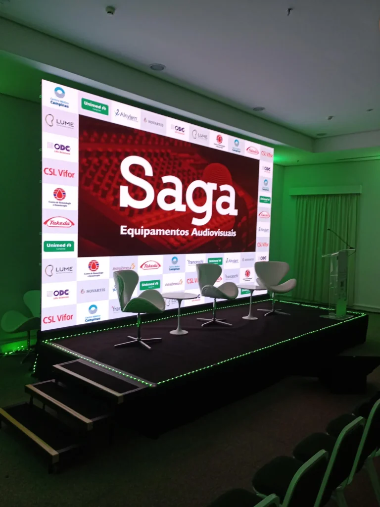 Evento Dassault - Hotel Vitória Campinas - Som, painel de led, estrutura e luz