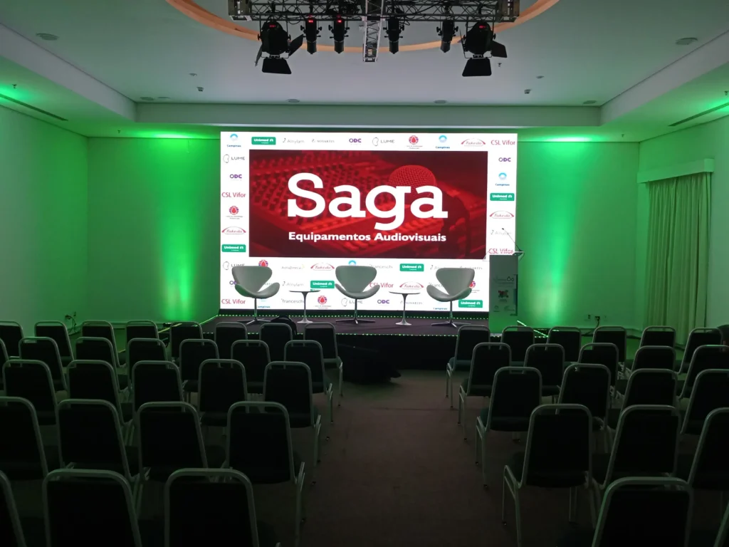 Evento Dassault - Hotel Vitória Campinas - Som, painel de led, estrutura e luz