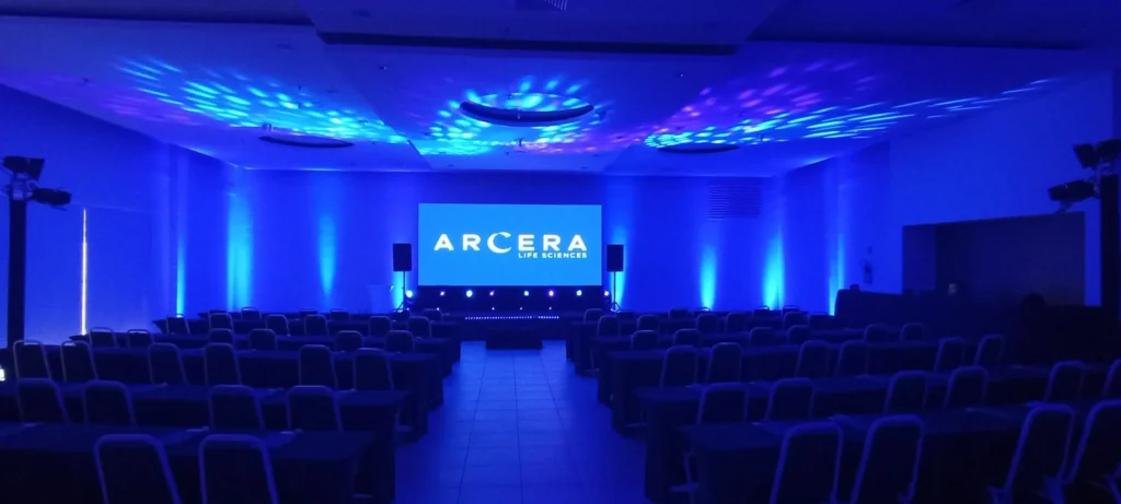 Evento NM Viagens - Hotel Vitoria Indaiatuaba - Som, painel de LED, estrutura e luz 