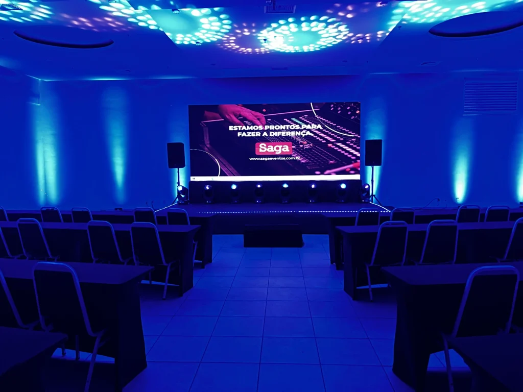 Evento NM Viagens - Hotel Vitoria Indaiatuaba - Som, painel de LED, estrutura e luz 