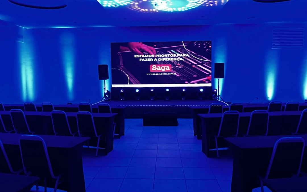 Evento NM Viagens - Hotel Vitoria Indaiatuaba - Som, painel de LED, estrutura e luz