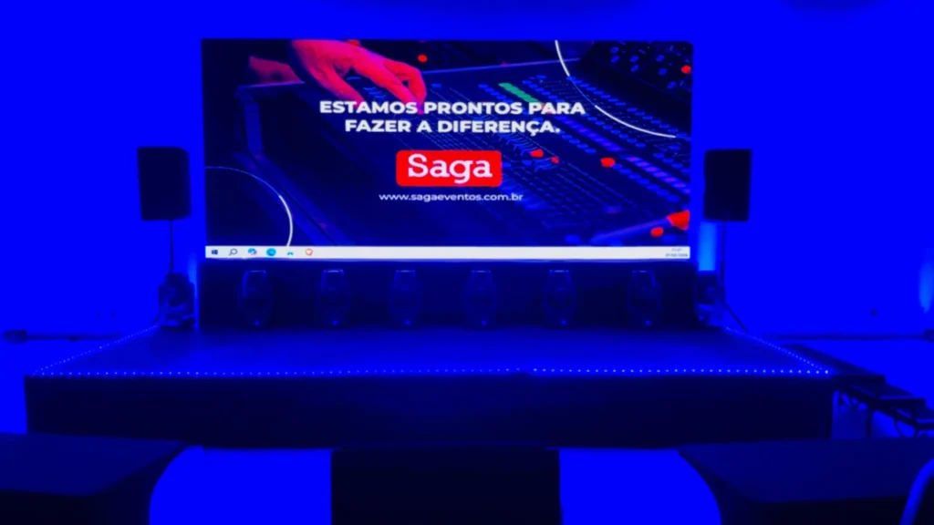 Evento NM Viagens - Hotel Vitoria Indaiatuaba - Som, painel de LED, estrutura e luz 