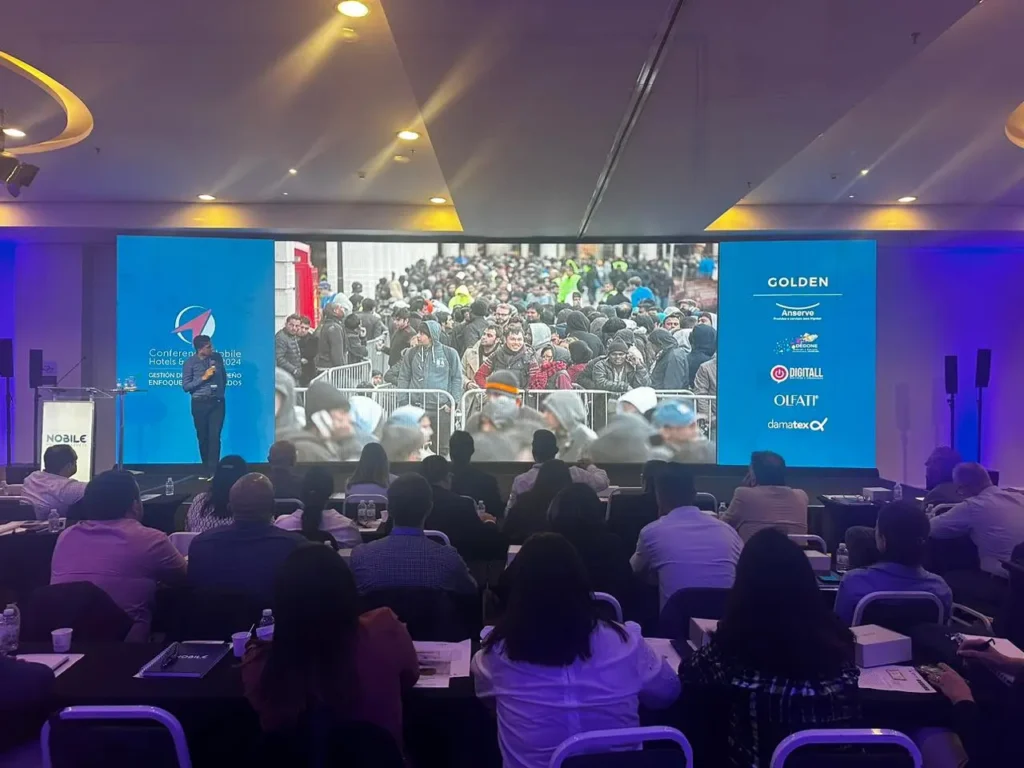 Evento Nobile - Hotel Vitoria Campinas - Som, painel de LED, estrutura e luz