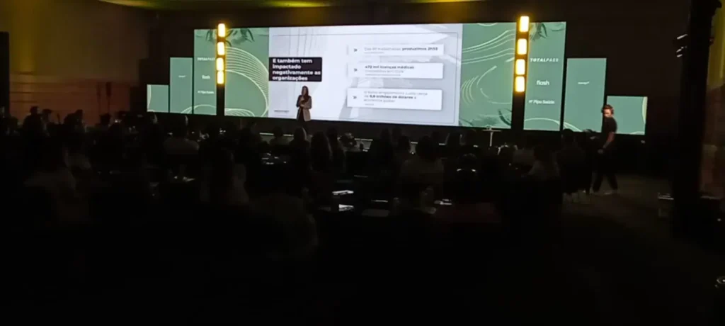 Evento Share RH - Cyan Resort Itupeva - Som, painel de LED, estrutura e luz
